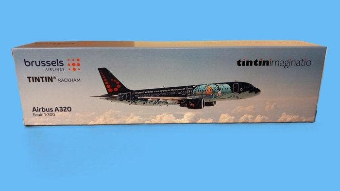 Tintin/Kuifje Imaginatio 1:200 - Modelvliegtuig - Brussels, Boeken, Strips | Comics