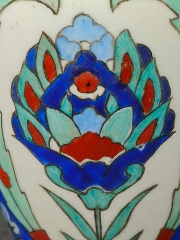 Limoges - Vase - Iznik - Céramique - Vase miniature, Antiquités & Art
