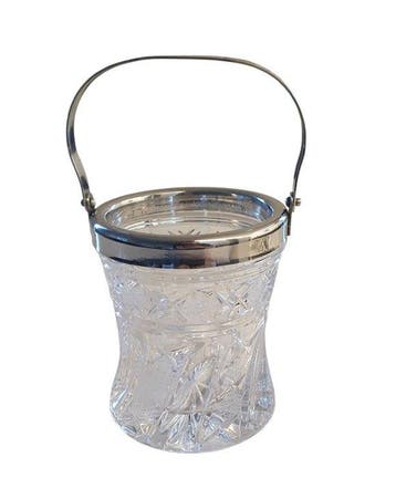 RCR - Service à boisson (15) - Cristal, Acier - Seau à glace, Antiquités & Art