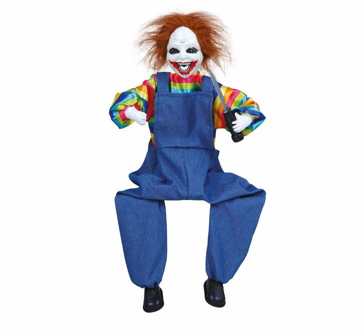 Halloween Pop Clown Met Licht En Geluid 70cm, Hobby & Loisirs créatifs, Articles de fête, Envoi