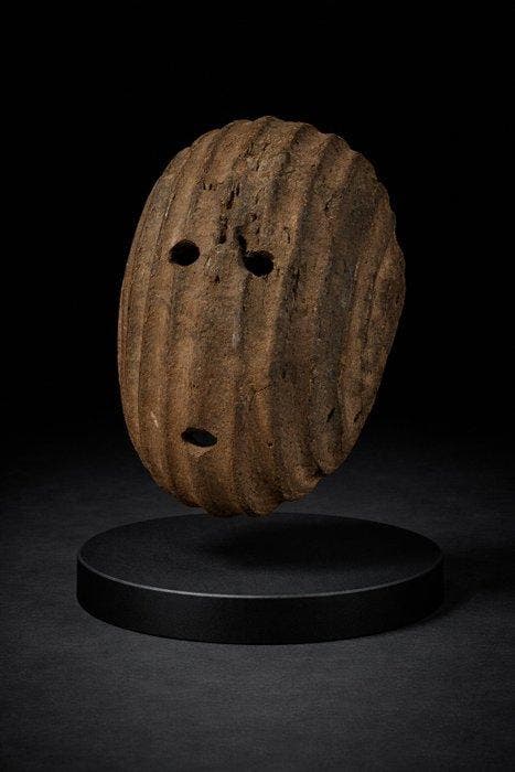 Dan - geel masker (Zonder minimumprijs), Antiek en Kunst, Kunst | Niet-Westerse kunst