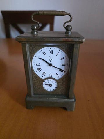 Wekker - Metaal - 1900-1910 - Cappuccina-horloge, Antiek en Kunst