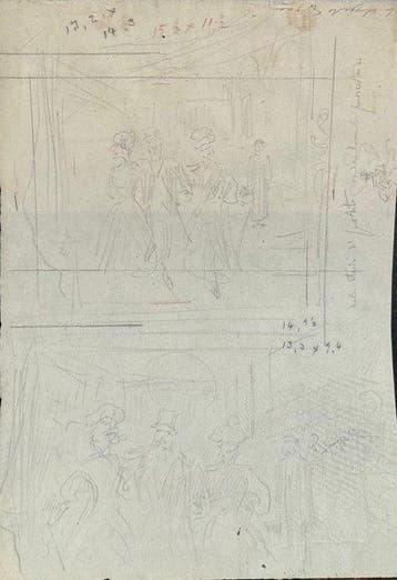 Pietro Scoppetta (1863-1920) - Scena Galante