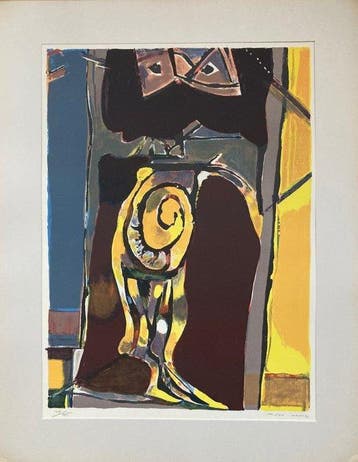 Endre Nemes (1909-1985) - Abstraction III, Antiquités & Art