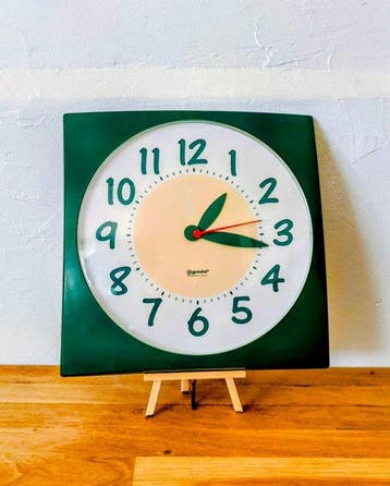 Horloge murale - Guzzini - Plastique - 1980-1990