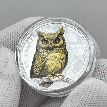 Kameroen. 1000 Francs 2026 – Owl: Be Smart – 1 oz Silver –, Postzegels en Munten, Munten | Europa | Niet-Euromunten