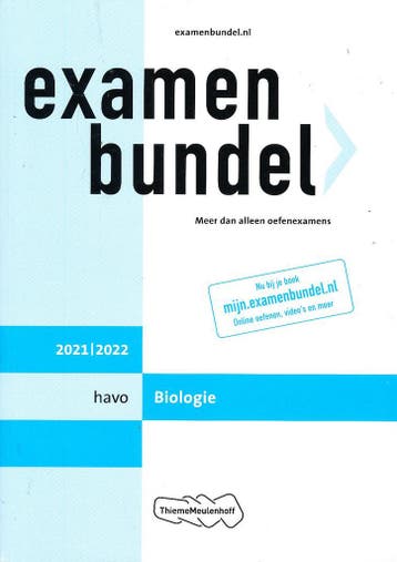 Examenbundel Havo Biologie 2021-2022, Verzenden, Nieuw