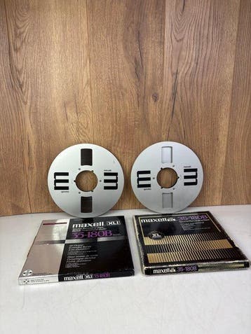 Maxell - Metal 26 cm Reels - Bobines de 26 cm avec bande -, Nieuw