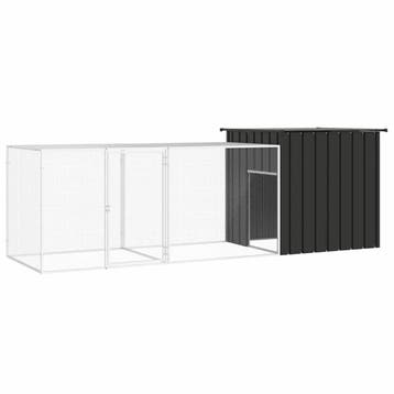 vidaXL Kippenhok 300x91x100 cm gegalvaniseerd staal, Verzenden, Nieuw