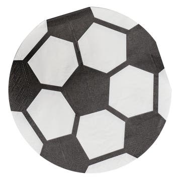 Voetbal Servetten 14,5cm 20st, Hobby en Vrije tijd, Verzenden, Nieuw