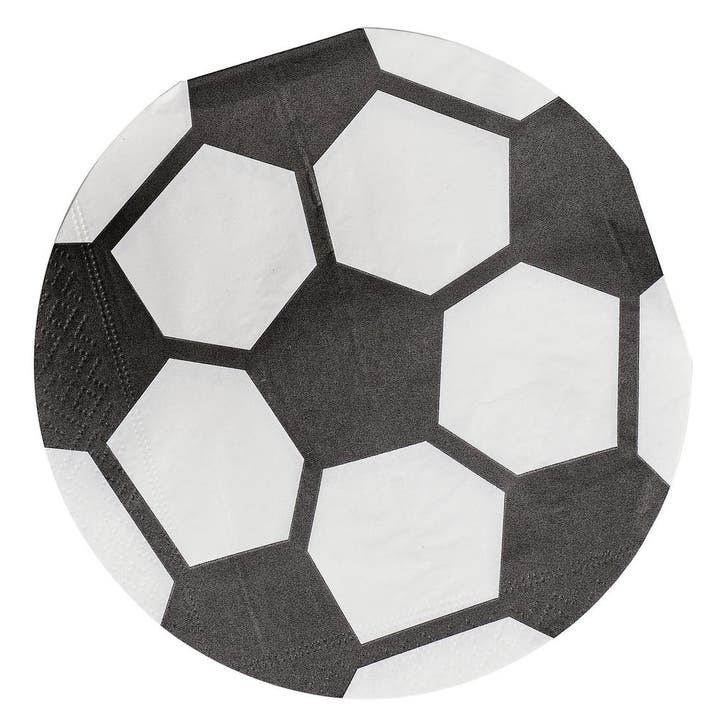 Voetbal Servetten 14,5cm 20st, Hobby & Loisirs créatifs, Articles de fête, Envoi