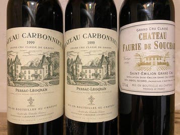 1996 Château Faurie de Souchard & 1999 Château Carbonnieux -, Collections