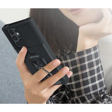 Samsung Galaxy S22 - Card Slot Hoesje met Kickstand en, Verzenden, Nieuw