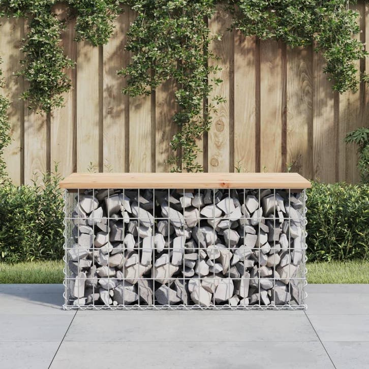 vidaXL Tuinbank Schanskorfontwerp 83x44x42 cm massief, Jardin & Terrasse, Ensembles de jardin, Envoi