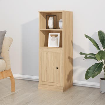 vidaXL Hoge kast 36x35,5x103,5 cm bewerkt hout sonoma, Huis en Inrichting, Kasten | Dressoirs, Verzenden, Nieuw