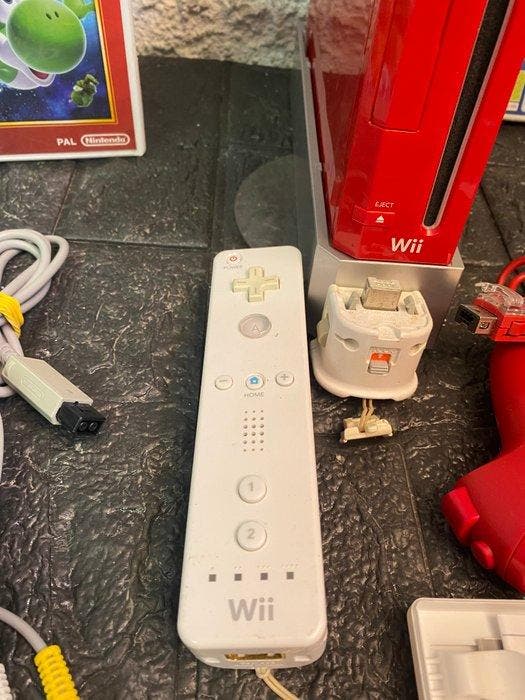 Nintendo - Wii - Wii rosso - Spelcomputer - Zonder originele, Games en Spelcomputers, Spelcomputers | Overige Accessoires