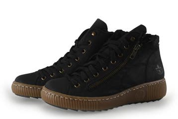 Rieker Veterboots in maat 39 Zwart, Kleding | Dames, Schoenen, Verzenden, Zwart, Overige typen, Zo goed als nieuw