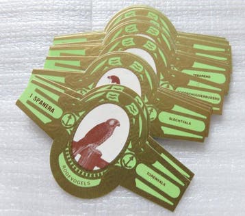 50 complete series sigarenbandjes: Stompkop, Murillo, TAF,
