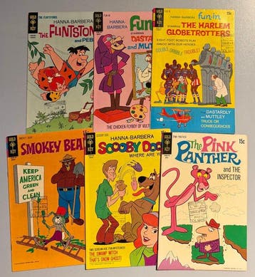 Flinstones/Scooby Doo/Pink Panther/Popeye/Porky Pig/Bugs, Livres, BD | Comics