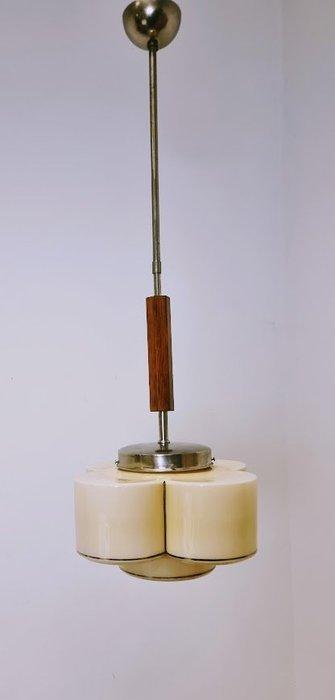 Plafondlamp - Metaal, Hout, Glas, Antiek en Kunst