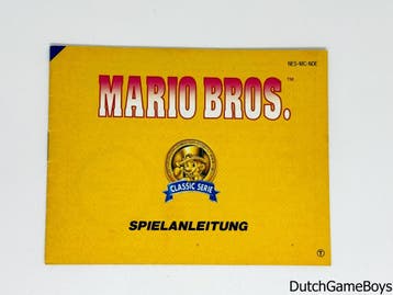 Nintendo NES - Mario Bros - Classic Serie - NOE - Manual, Verzenden, Gebruikt
