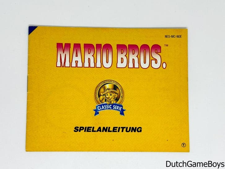 Nintendo NES - Mario Bros - Classic Serie - NOE - Manual, Games en Spelcomputers, Games | Nintendo NES, Gebruikt, Verzenden