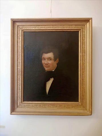 Italiaanse school (XIX) - Ritratto di gentiluomo
