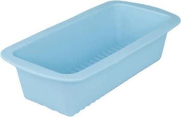 Blokker Cakevorm - Siliconen Blauw - 25 x 12cm, Verzenden, Nieuw