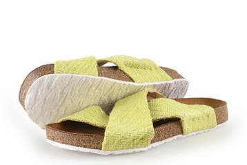 Haflinger Slippers in maat 45 Geel, Slippers, Verzenden, Geel, Zo goed als nieuw