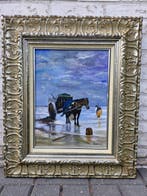 Joseph Borrezee (1930) - Landelijk transport aan zee