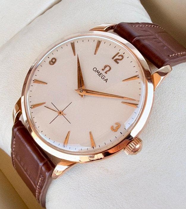 Omega - Vintage Jumbo 18K Solid GOLD - Sans prix de réserve, Handtassen en Accessoires, Horloges | Heren