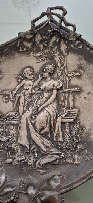 WMF / Geislingen - Schotel - Messing, Verchroomd -