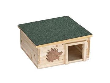Veiling - Navaris egelhuis hout 40x40x19cm afneembaar dak