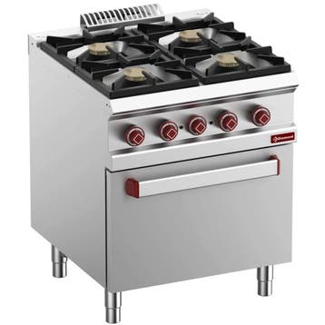 Fornuis + Heteluchtoven | OPTIMA 700 | Gas/Elektrisch | 4, Verzenden, Nieuw in verpakking