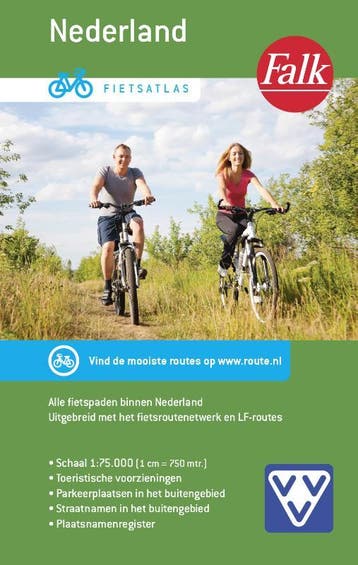 Fietsatlas Nederland 9789028725270 Falk, Boeken, Verzenden, Zo goed als nieuw, Falk