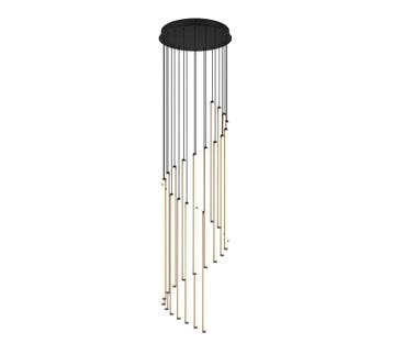 Trio BAXTER hanglamp | LED | mat zwart | Ø 37 cm | IP20 | 1x, Maison & Meubles, Verzenden