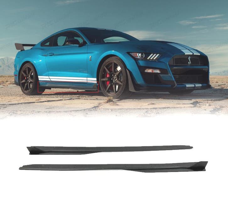 RAJOUTS BAS DE CAISSE FORD MUSTANG 15-23 LOOK GT500, Auto-onderdelen, Carrosserie, Verzenden