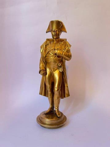 Figurine - Napoleone Bonaparte - Bronze doré, Antiquités & Art