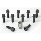 H&R Wielboutenset konisch M14x1.50 - Lengte 43mm - Zwart - 1, Auto-onderdelen, Verzenden, Nieuw