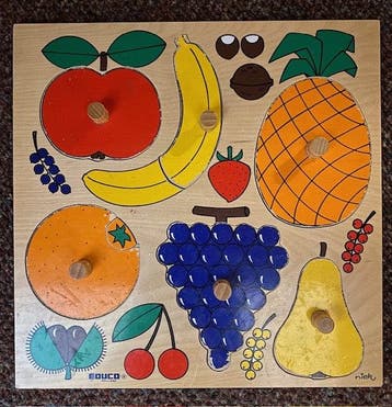 Educo inlegpuzzel fruit (6 knoppen), Verzenden