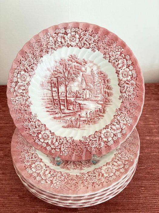 British Anchor, English Ironstone - Eetservies - Porselein,, Antiek en Kunst, Antiek | Meubels | Tafels