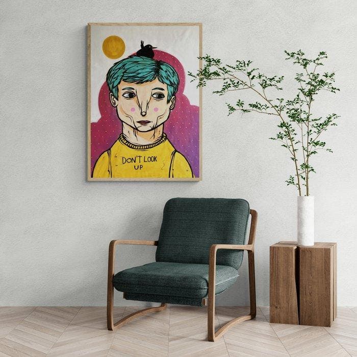 Mar (XX) - Don´t Look Up, Antiek en Kunst, Kunst | Designobjecten