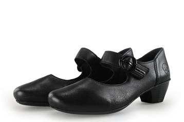 Rieker Instappers in maat 39 Zwart, Kleding | Dames, Schoenen, Verzenden, Zo goed als nieuw, Rieker, Instappers