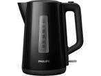 Philips -  Waterkoker Series 3000  - Zwart, 1 tot 2 liter, Verzenden, Nieuw