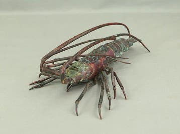 Decoratief ornament - Bronzen Japanse