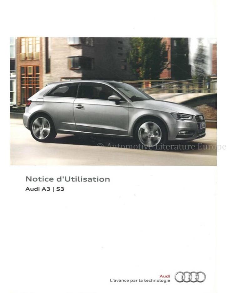 2012 AUDI A3 | S3 INSTRUCTIEBOEKJE FRANS, Autos : Divers, Modes d'emploi & Notices d'utilisation, Enlèvement ou Envoi
