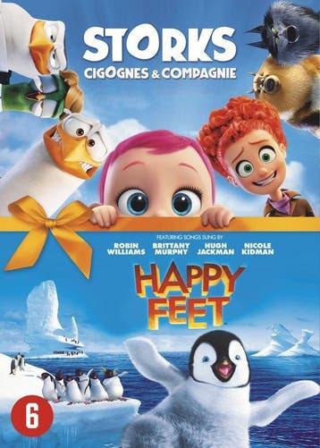 Storks + Happy Feet op DVD, Verzenden