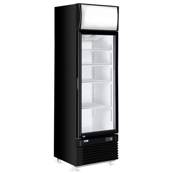 Koelkast | 313L | Zwart | +2°C/+10°C | Geforceerd | 0.3kW |, Zakelijke goederen, Horeca | Keukenapparatuur, Nieuw in verpakking