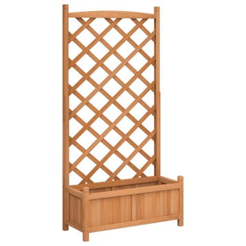 Plantenbak met latwerk | 34% korting | Retour deal, Verzenden, Zo goed als nieuw, 60 tot 100 cm, 60 cm of meer