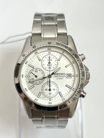 Seiko - Chronograph - Zonder minimumprijs - SBTQ039 - Heren